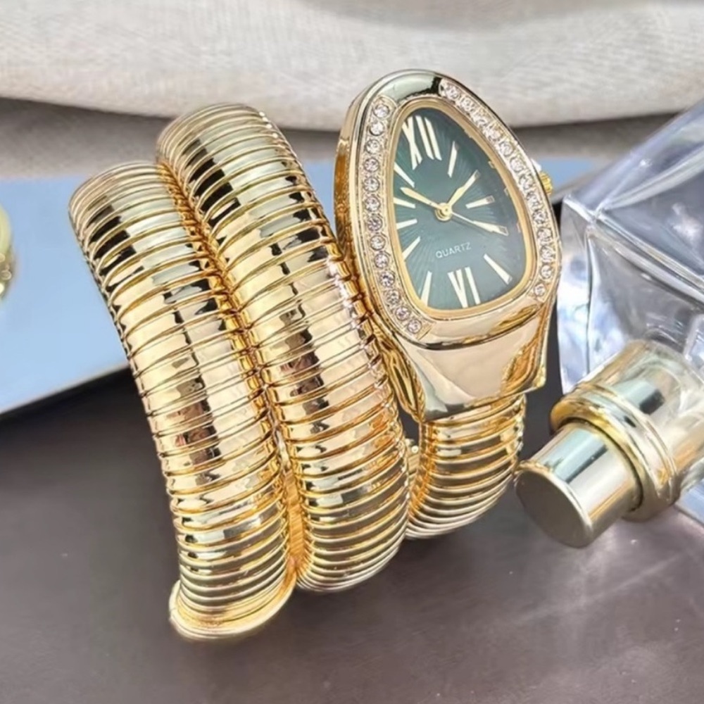 Serpente Gold Women's Watch Bracelet - Picture 3 of 4